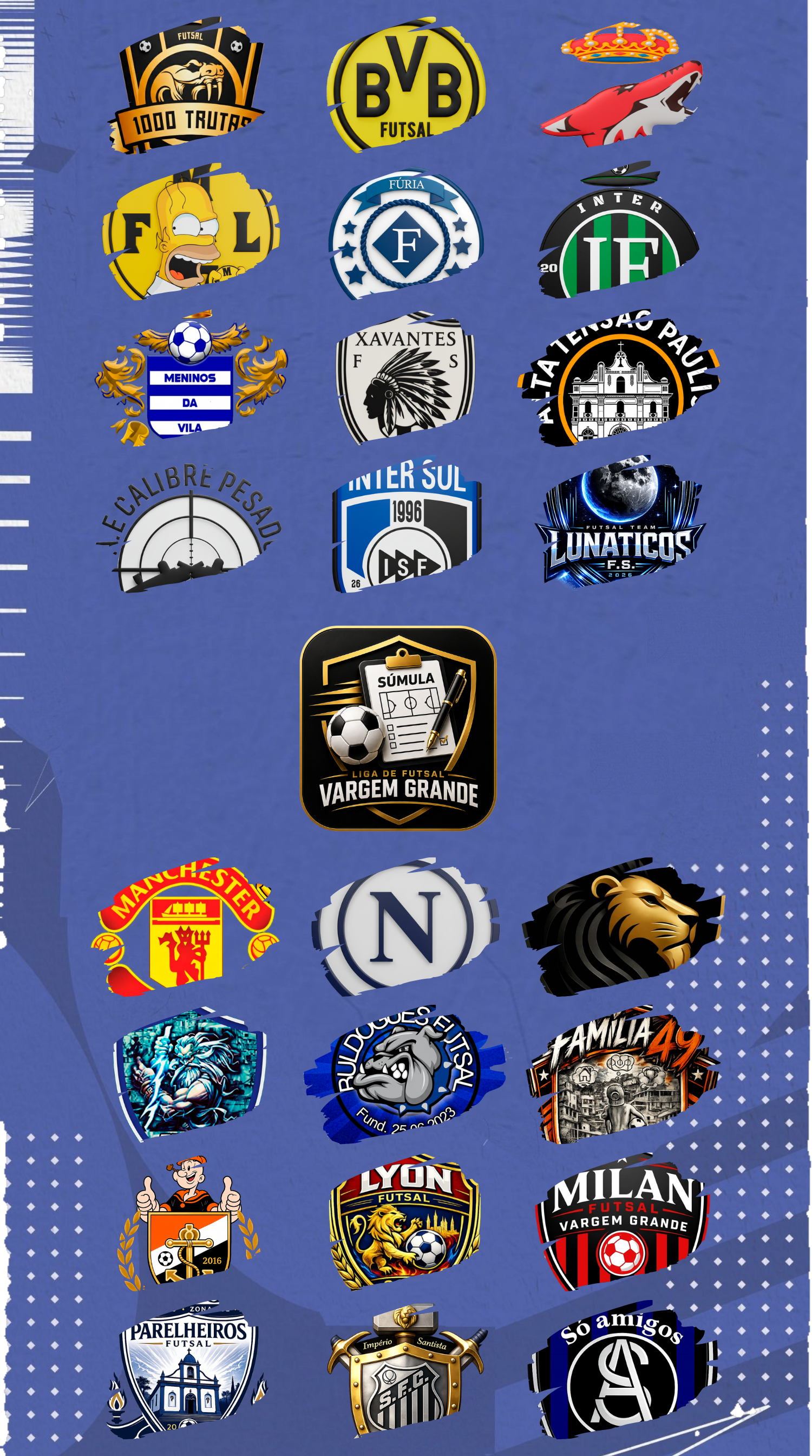 Súmula Oficial da Liga de Futsal Vargem Grande